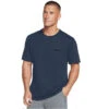 Skechers Dri-Release SKX Tee, Mannen, T-shirt, Marineblauw -Draag Straal skechers dri release skx tee mannen t shirt marineblauw