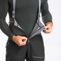 WEDZE Skibroek Met Bretels Voor Heren FR900 -Draag Straal skibroek met bretels voor heren fr900 grijs 5