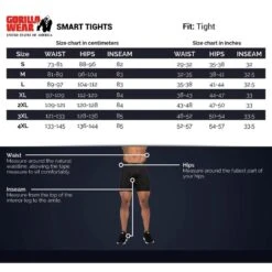 Gorilla Wear Smart Tights Black -Draag Straal smart tights black 4