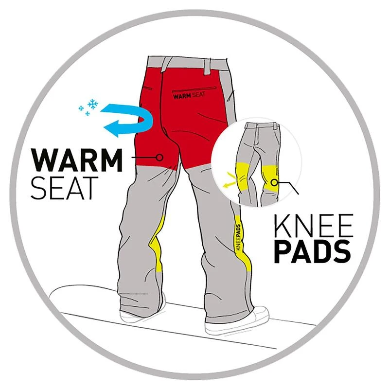 Snowboardbroek Voor Heren SNB 100 Zwart 9 Snowboardbroek Voor Heren SNB 100 Zwart - Afbeelding 7
