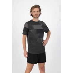 Rogelli Sportshirt - Korte Mouwen Heren - Geometric -Draag Straal sportshirt korte mouwen heren geometric 2