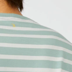 Tribord Streepjesshirt Voor Heren Sailing 100 Lange Mouwen -Draag Straal streepjesshirt voor heren sailing 100 lange mouwen lichtgroen 6