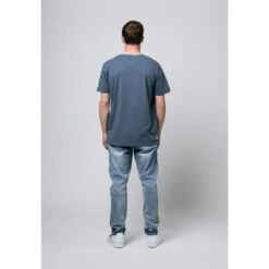 STREET. Gekleurd T-Shirt - Gebruikt Grijsblauw -Draag Straal street gekleurd t shirt gebruikt grijsblauw 5