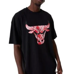NEW ERA T-shirt Chicago Bulls NBA Infill Logo -Draag Straal t shirt chicago bulls nba infill logo 3