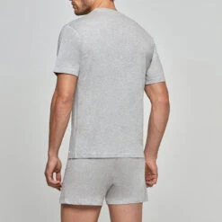 T-shirt Homewear Met Ronde Hals Puur Katoen Essentials -Draag Straal t shirt homewear met ronde hals puur katoen essentials 2