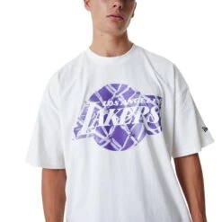 NEW ERA T-shirt Los Angeles Lakers NBA Infill Logo -Draag Straal t shirt los angeles lakers nba infill logo 3