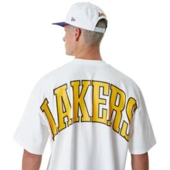 NEW ERA T-shirt Los Angeles Lakers NBA Infill Logo -Draag Straal t shirt los angeles lakers nba infill logo 4