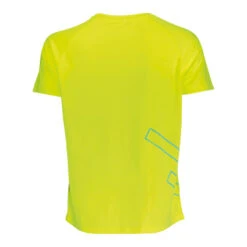 T-shirt Met Korte Mouwen Fitness Running Cardio Heren Geel -Draag Straal t shirt met korte mouwen fitness running cardio heren geel 2