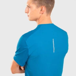 T-SHIRT MET KORTE MOUWEN VOOR TRAILRUNNING HEREN PERF -Draag Straal t shirt met korte mouwen voor trailrunning heren perf blauw 2