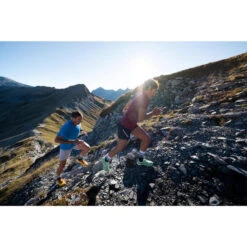 T-SHIRT MET KORTE MOUWEN VOOR TRAILRUNNING HEREN PERF -Draag Straal t shirt met korte mouwen voor trailrunning heren perf blauw 8