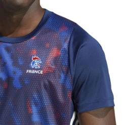 ADIDAS T-shirt Officiel D'Entrainement De L'Équipe De France 2023/24 -Draag Straal t shirt officiel dentrainement de lequipe de france 202324 5