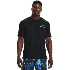 T-shirt Under Armour Rush Energy SS, Zwart, Mannen