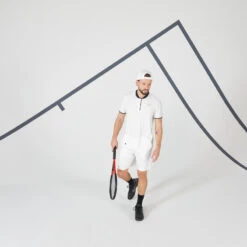 Artengo Tennisshirt Met Korte Mouwen Voor Heren TTS DRY+ -Draag Straal tennisshirt met korte mouwen voor heren dry gebroken wit 2