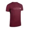 Trailshirt Met Korte Mouwen Voor Heren Met Motief -Draag Straal trailshirt met korte mouwen voor heren bordeaux met motief