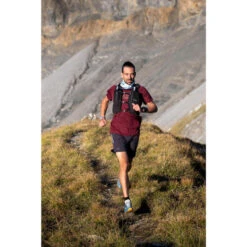 Trailshirt Met Korte Mouwen Voor Heren Met Motief -Draag Straal trailshirt met korte mouwen voor heren bordeaux met motief 9