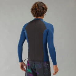 Uv-werende Rashguard Voor Surfen Heren Lange Mouwen Neopreen/lycra Grijs -Draag Straal uv werende rashguard voor surfen heren lange mouwen neopreenlycra grijs 3