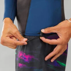 Uv-werende Rashguard Voor Surfen Heren Lange Mouwen Neopreen/lycra Grijs -Draag Straal uv werende rashguard voor surfen heren lange mouwen neopreenlycra grijs 7