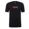 Vlam T-shirt - Zwart -Draag Straal vlam t shirt zwart