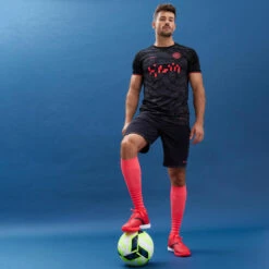 Kipsta Voetbalshort Viralto II -Draag Straal voetbalshort viralto ii zwart antracietgrijs 6