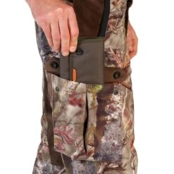 Warme Waterdichte Geluidloze Camouflagebroek Voor De Jacht 900 Bruin -Draag Straal warme waterdichte geluidloze camouflagebroek voor de jacht 900 bruin 8