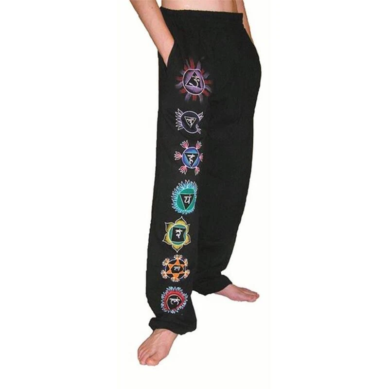 Yoga Broek Voor Heren - 7 Chakras Yogi Comfort, Losjes En Ultra Zacht 5 Yoga Broek Voor Heren - 7 Chakras Yogi Comfort, Losjes En Ultra Zacht - Afbeelding 3