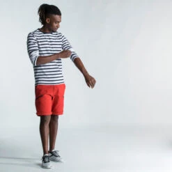 Tribord Zeilshort/bermuda Voor Heren SAILING 100 -Draag Straal zeilshortbermuda voor heren sailing 100 rood 8